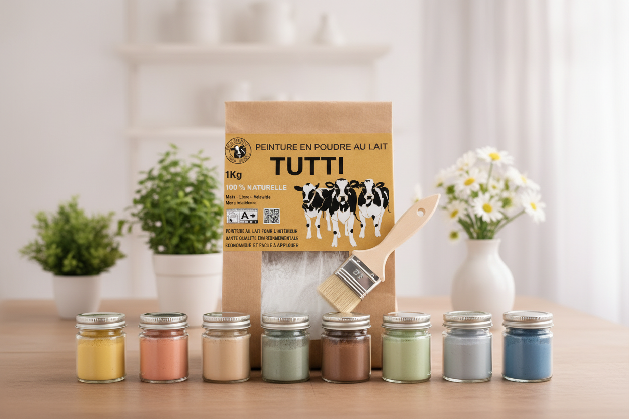 peinture naturelle en poudre et son pigment 
